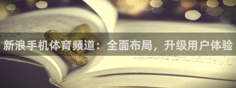 新浪手机体育频道：全面布局，升级用户体验