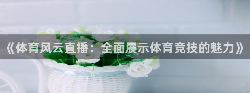 《体育风云直播：全面展示体育竞技的魅力》
